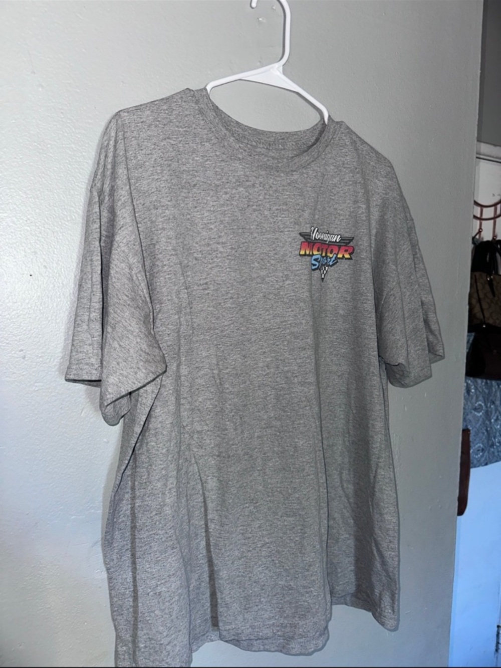 Hoonigan Motor Shop Gray Crew Neck T-Shirt